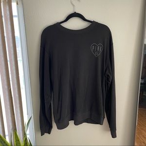 Victoria’s Secret pink black Crewneck
